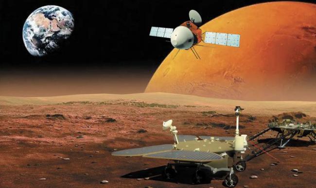 每秒墜落速度4.9公裏，祝融號成功登陸火星