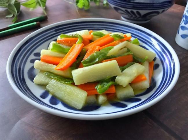 胡蘿蔔炒山藥，做法簡單食材便宜又健康